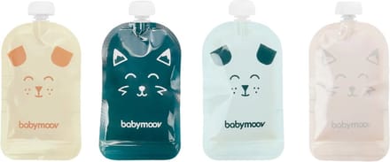 Babymoov - Herbruikbare Knijpzakjes - Isy Pouches - 20 stuks