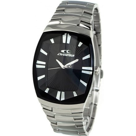 Horloge CHRONOTECH CT7065M-02M. Kwarts, Kleur zwart. Man. black