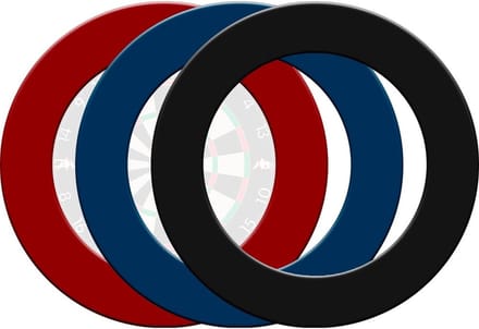 Mission Dartbord Surround Plain Rood
