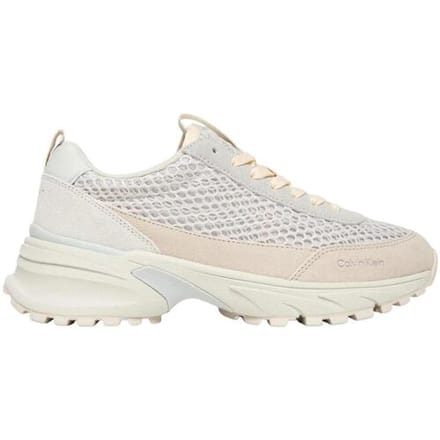 sneakers met labeldetail en geprofileerde zool