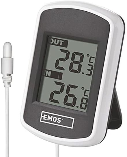 Digitale thermometer draadloos met groot display en nauwkeurigheid van 0,1 °C