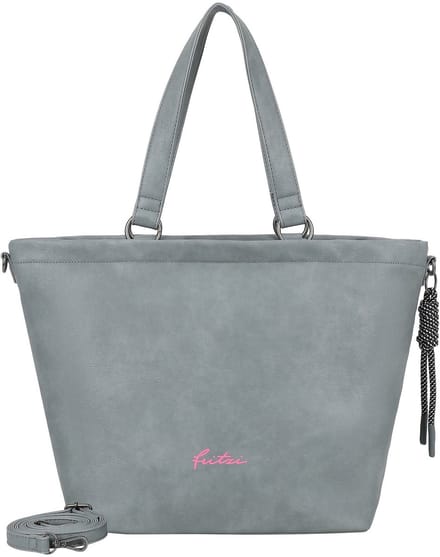 Fritzi aus Preußen shopper schoudertas Lou Shopper Blue-Grey blauwgrijs