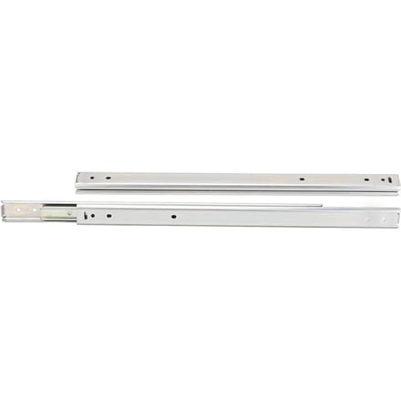 2 stuks 200 mm ladegeleider 27 mm breedte 3-voudig volledig uittrekbaar koudgewalst staal dubbellaags kogel
