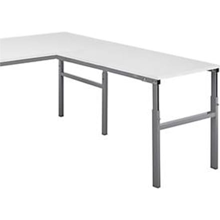 Treston hoekaanschuiftafel TP 710K voor Treston werktafels serie TP & TPH, B 1000 x D 700 mm
