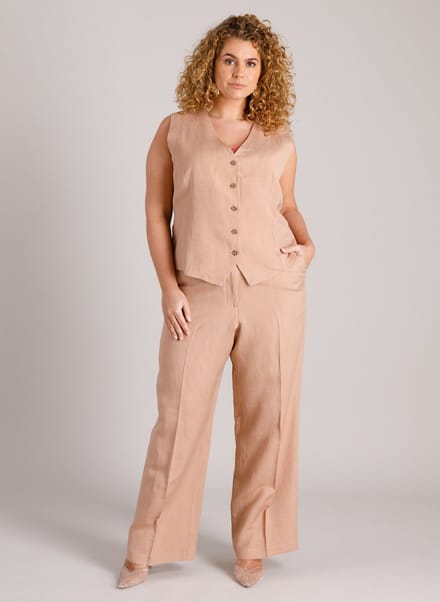 YEST CURVE Hedwig Essential Bottoms - Baked Clay - maat W1(48) / L32