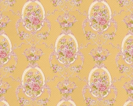 Engelse bloemen behang 95505-5