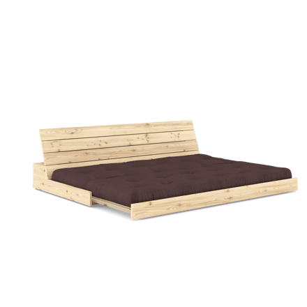 Karup Basis slaapbank - 715 Brown - 101ClearLacquered