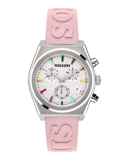 Missoni Active MWKC00122 Horloge - Siliconen - Roze - Ø 40 mm