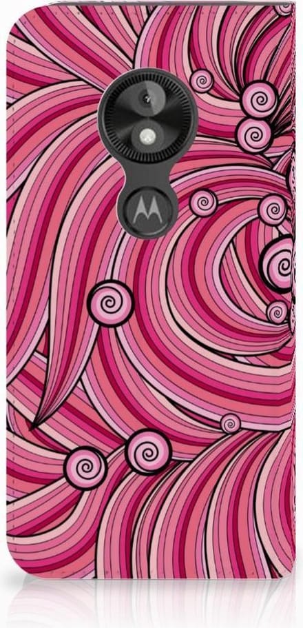 Motorola Moto E5 Play Bookcase Swirl Pink