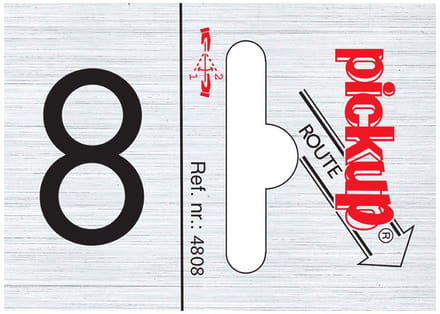 Pickup Route alulook 25x44 mm - cijfer 8