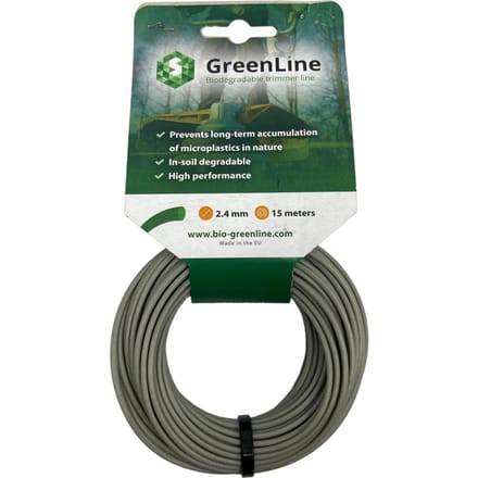 Greenline biologisch maaidraad 2,4mm 15m