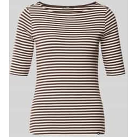 Slim fit t-shirt van katoenmix