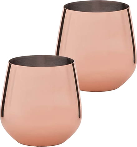 Bar Professional Tumblers Copper Set of 2