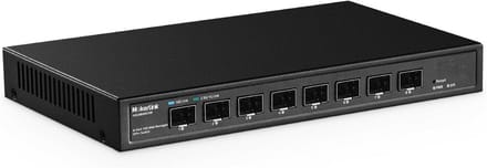 Ethernet Switch - Netwerk Switch SFP+ Switch - Netwerk Uitbreiding - 10Gbps SFP+ Poorten - 8 Haven - Zwart