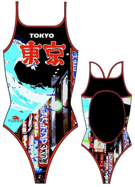 Turbo Tokyo Zwemkleding Veelkleurig 3XL Vrouw
