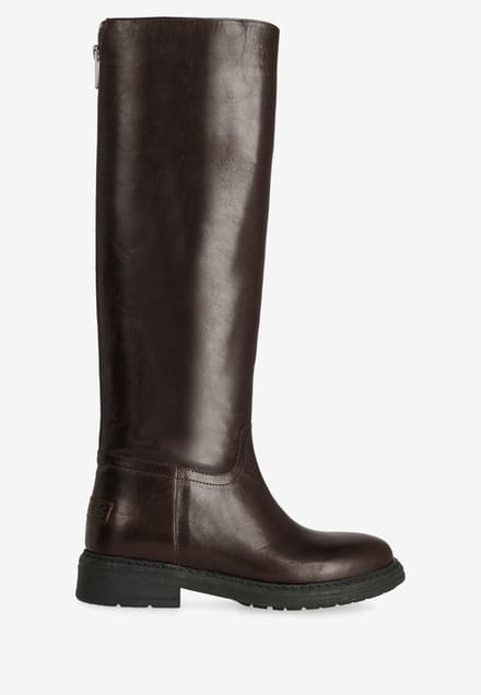 Shabbies Amsterdam - Duck Tala Boot Vegetale Leer Bruin - Maat 36