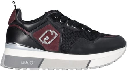 Liu Jo Dames Sneaker Zwart BF5009-PX685/S3813 Maxi Wonder