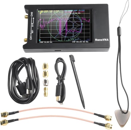Handheld Vector Netwerk Analyzer met 4 Inch TFT-Scherm - SWR Meter voor HF, VHF en UHF