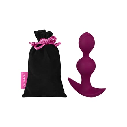 Love to Love - Twinny Bud - Buigbare Vibrerende Buttplug - Roze