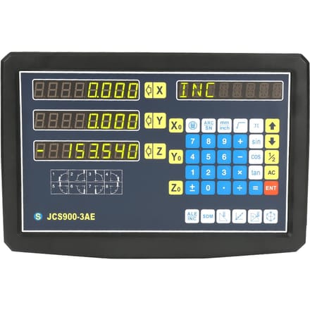 JCS900 3AE 100mm 300mm 500mm Affichage Numérique Encodeur d'Échelle Linéaire black