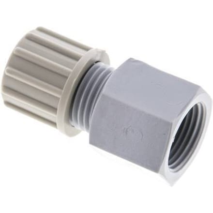 10x8mm & G3/8'' PA Rechte Knelfitting Binnendraad 10bar
