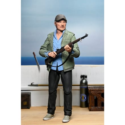 NECA Jaws Action Figure Ultimate Sam Quint 50th Anniversary Figure 18 cm Action Figuur