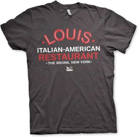 The Godfather Louis Restaurant T-shirt donkergrijs