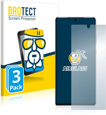 Screenprotector 3 Stuks voor Samsung Galaxy Note 20 Beschermglas transparant