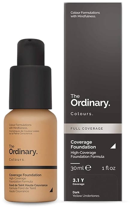The Ordinary Colours Full Coverage Foundation SPF 15 mineral 30ml 3.1 Y Dark Yellow