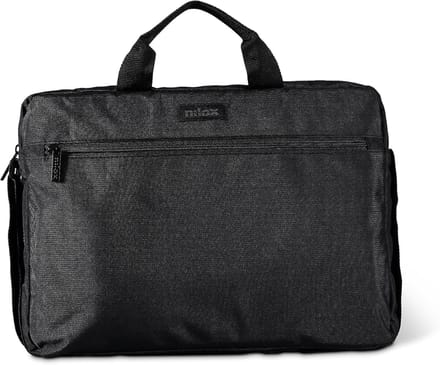 Laptoptas 15,6 inch met buitenvak in zwart