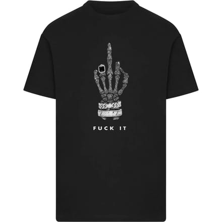 Mister Tee - Skull Hand F*ck It Heren Tshirt - S - Zwart