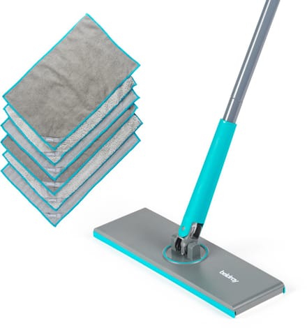 Beldray Clip-to-Grip Vloermop - 6 Multifunctionele doeken - 360°