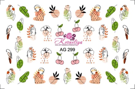 Korneliya Airbrush Waterdecal AG 299