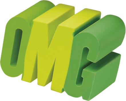 WESTCOTT OMG kunststof gum, groen