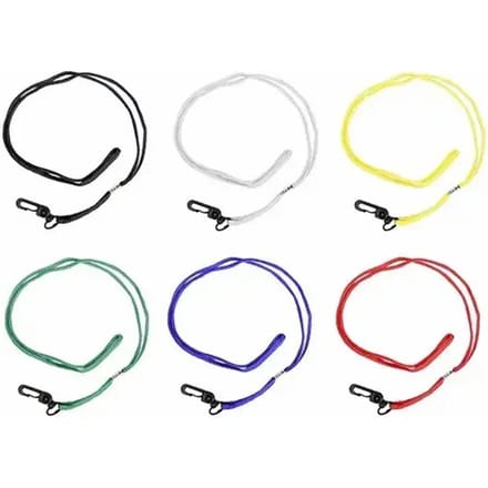 12 Lanyard voor fluit 50 cm met handgreep PVC-verpakking