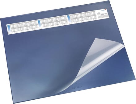 Bureauonderlegger met Kalendermogelijkheid en Antislip Ondergrond, 40 x 53 cm, Blauw