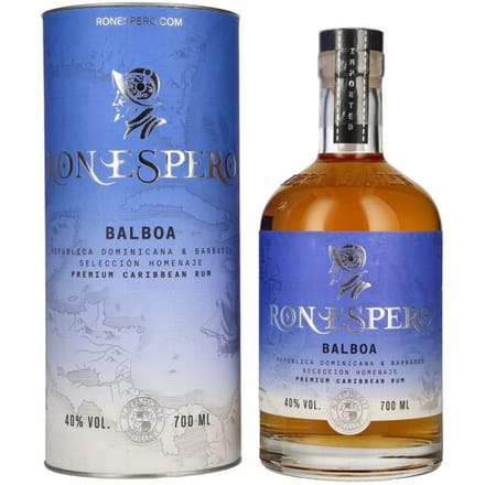 Ron Espero Balboa Selección Homenaje Premium Caribbean Rum 40% Vol. 0,7l in geschenkverpakking