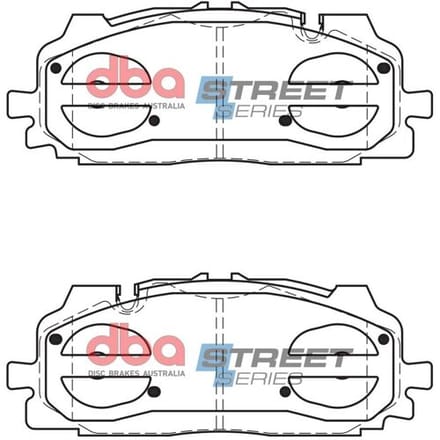 High performance remblokkenset DBA DB15030XP