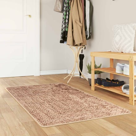 vidaXL - Tapijt - Runner - MARSA - Geel - 80 - x - 150 - cm - Polyester - en - PVC