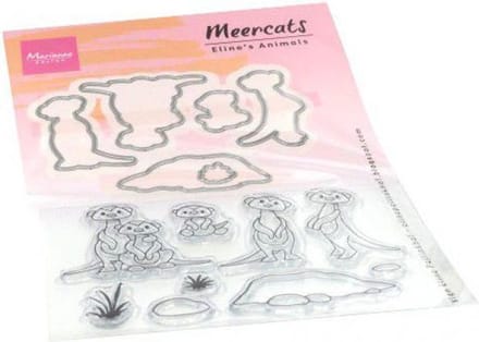 Marianne Design Eline's Clear stamps - animals Stokstaartje