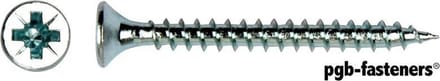 Pgb Spaanplaatschroef Verzinkt 4x25 Mm.
