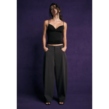 Stradivarius Barrel-broek  Paars 40