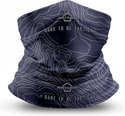 Pentagon Skiron "Topographic Map" Neck Gaiter
