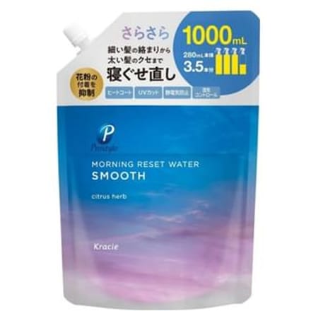 Kracie - Morning Reset Hair Styling Water Smooth Citrus Herb 1000ml Refill