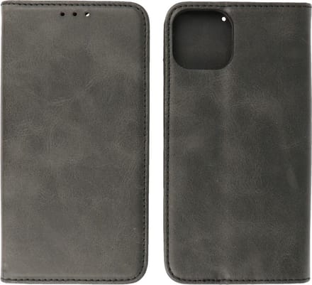 Hoesje Geschikt voor iPhone 13 Magnetisch Folio Book Case Hoesje Zwart