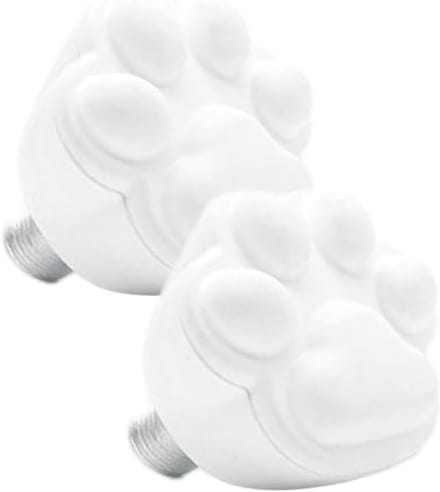 Schaatsremmen Set - Rolschaats Onderdelen - Veilig Remmen - Duurzaam Rubber - 5.6X5CM - Wit