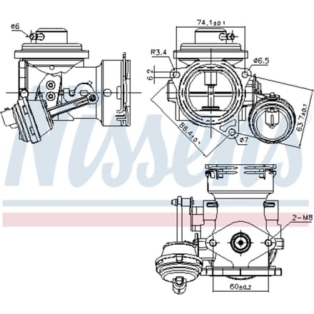 EGR-klep NISSENS 98300