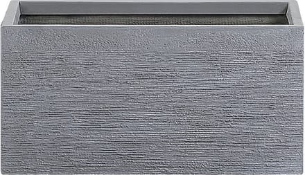 MYRA - Plantenbak - Grijs - 80 cm - Klei-vezelmengsel