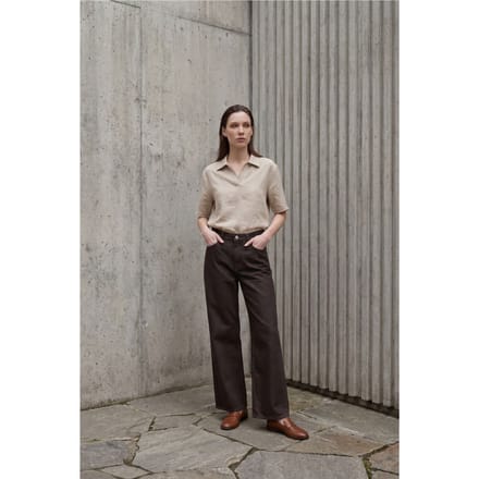 Hoge Taille Rechte Spijkerbroek