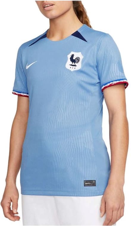 Nike Frankrijk Thuisshirt 2023/2024 - Blauw - Maat M - Dames